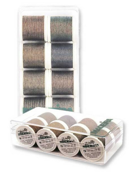 Mini-Box mit Metallic Soft Stickgarn von Madeira