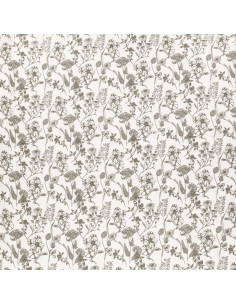 Fantasie-Baumwollpopeline-Stoff - Nadine taupe 2