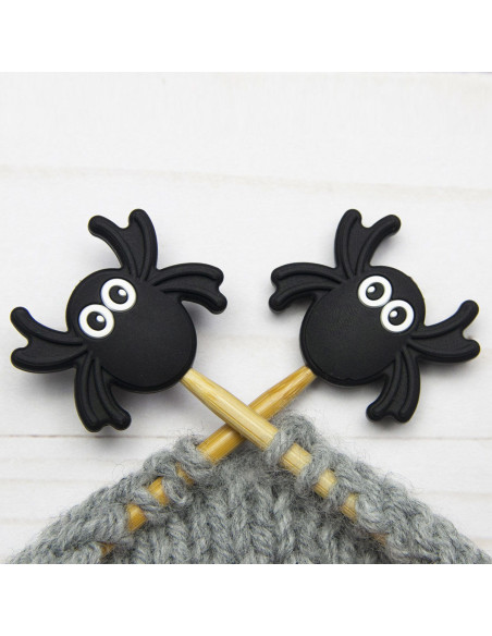Maschenstopper für Stricknadeln - Spinne