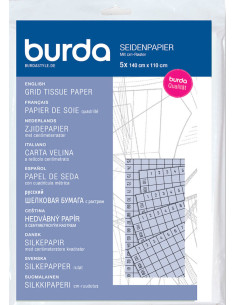 Burda kariertes Seidenpapier