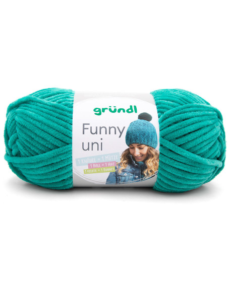 Chenillegarn Funny uni Gründl