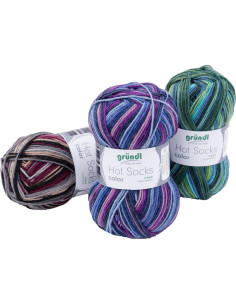 Hot Socks Wolle Farbe Gründl