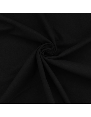 Flanellstoff - Schwarz