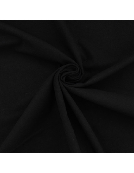Flanellstoff - Schwarz