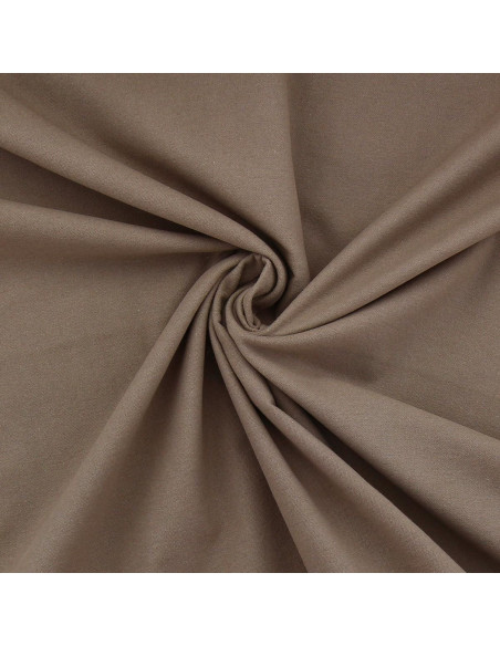 Flanellstoff - Taupe