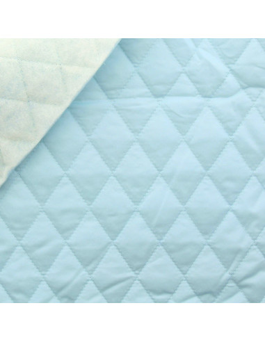 Gestepptes Futter - Babyblau