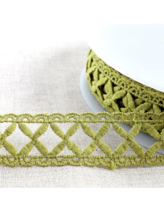 Guipure Gitter - Khaki