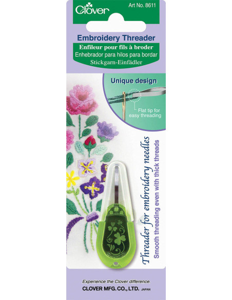 Fadeneinfädler für Stickgarne Clover