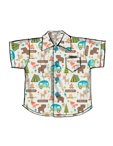 Hemd-Schnittmuster - Butterick 6949