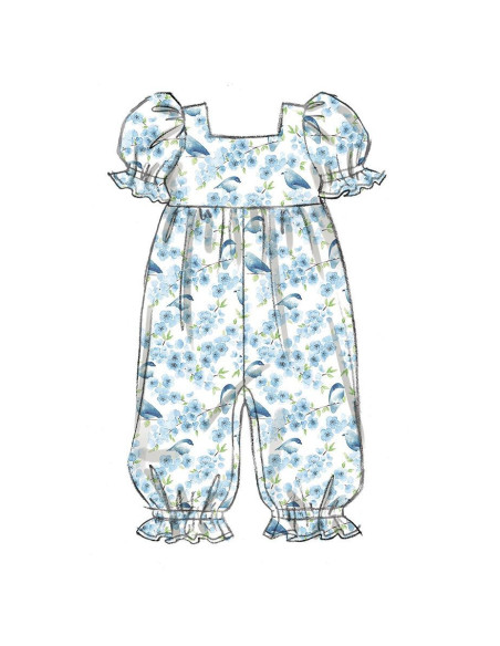 Strampler-Schnittmuster - Butterick 6950
