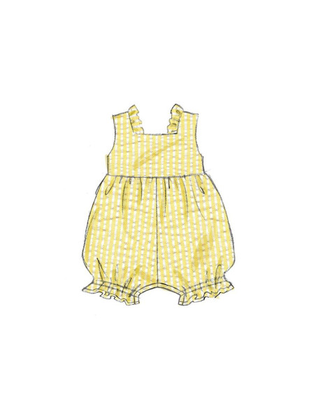 Strampler-Schnittmuster - Butterick 6950