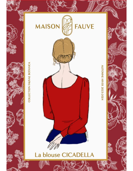 Blusenschnittmuster Cicadella - Maison Fauve