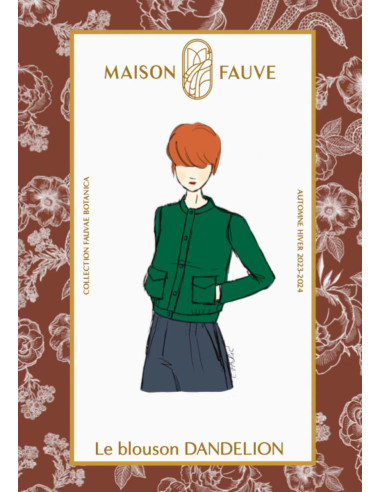 Dandelion-Jackenmuster - Maison Fauve