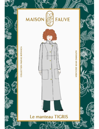 Mantelschnittmuster Tigris - Maison Fauve