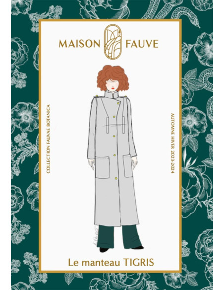 Mantelschnittmuster Tigris - Maison Fauve