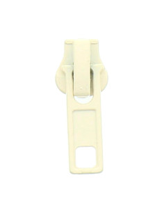 Synthetischer Schieber für Verschluss 6 mm - Ecru