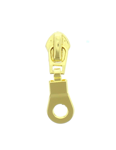 Schieber für Nylon-Reißverschluss 5 mm - Gold