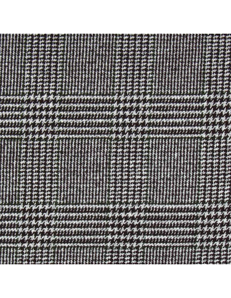 Fantasie-Wollstoff für Mantel - Hahnentritt in Braun und Khaki