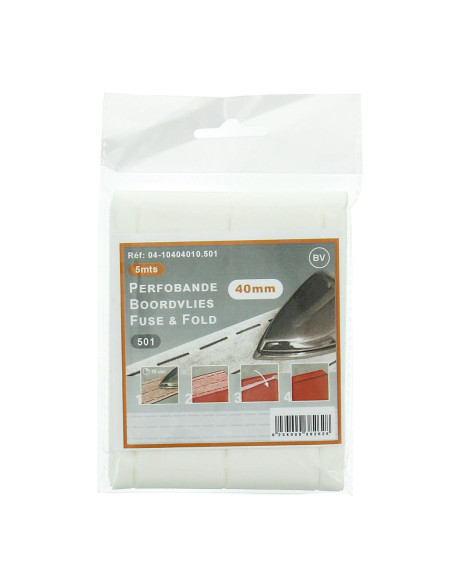 Einlage für schnellen Rand Perfoband 40 mm - Weiß