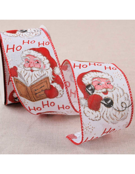 Weihnachtsmann-Band - Weiß