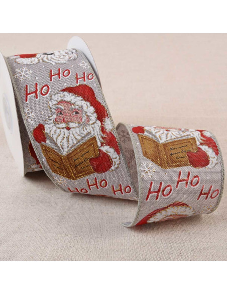 Weihnachtsmann-Band - Grau