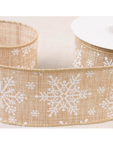 Flockenband - Beige