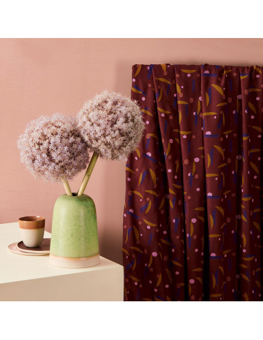 Java Rust Viskose-Crêpe-Stoff - Atelier Brunette