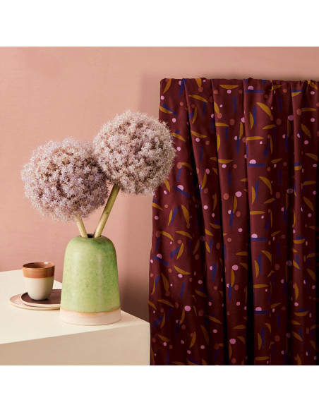 Java Rust Viskose-Crêpe-Stoff - Atelier Brunette