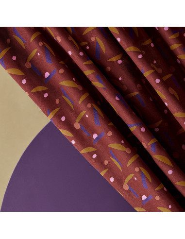 Java Rust Viskose-Crêpe-Stoff - Atelier Brunette