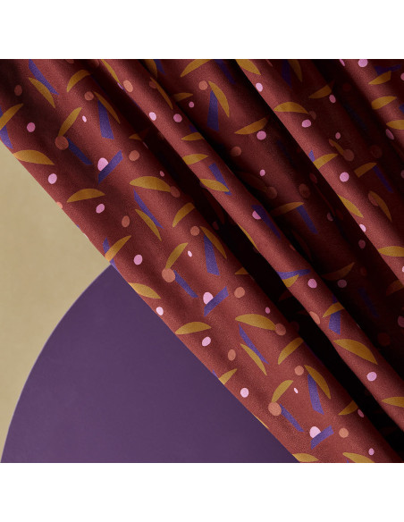 Java Rust Viskose-Crêpe-Stoff - Atelier Brunette