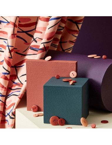Viscose-Twill-Stoff Fuji Blush - Atelier Brunette