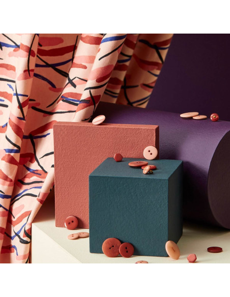 Viscose-Twill-Stoff Fuji Blush - Atelier Brunette