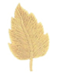 Beige aufbügelbares Blatt-Patch