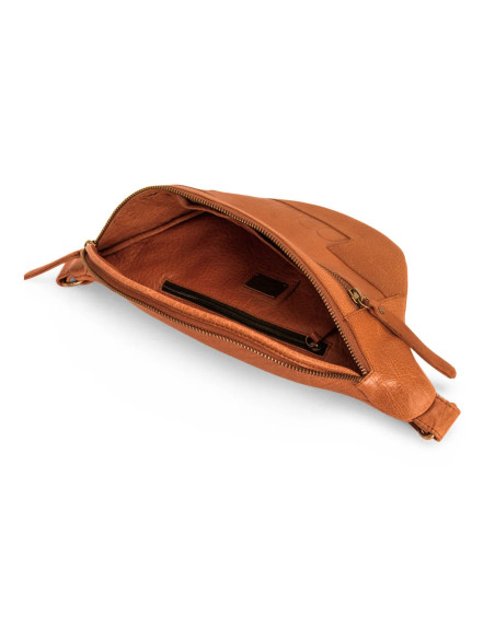 Muud Vegas Gürteltasche aus Leder - Whisky