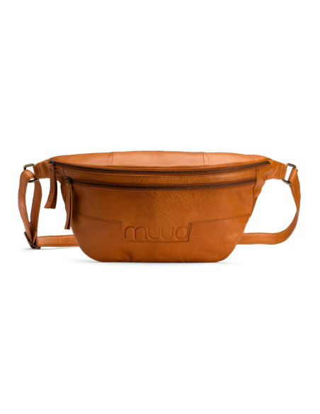 Muud Vegas XL Gürteltasche aus Leder - Whisky