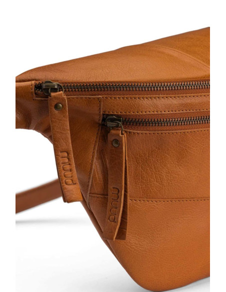 Muud Vegas XL Gürteltasche aus Leder - Whisky