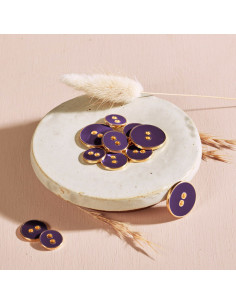 Bouton Joy - Majestic Purple