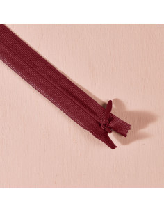 Unsichtbarer Verschluss Amarante - Atelier Brunette