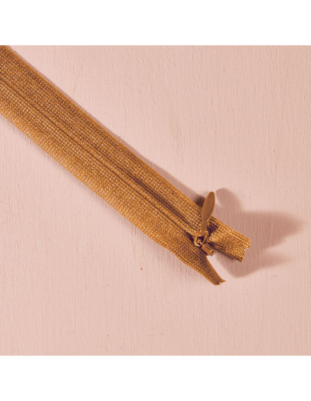 Unsichtbarer Verschluss Ochre - Atelier Brunette