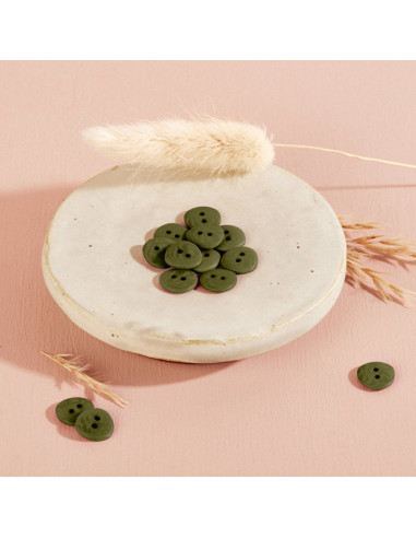 Corozo-Knopf Jaipur - Ivy Green