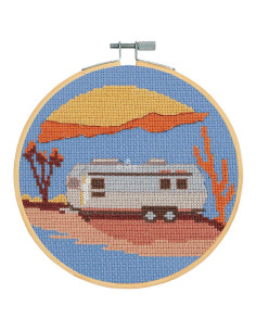 Kreuzstich-Stickset - Airstream