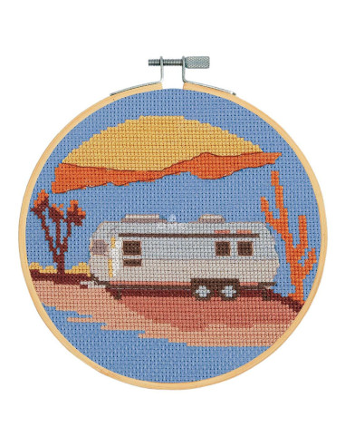 Kreuzstich-Stickset - Airstream