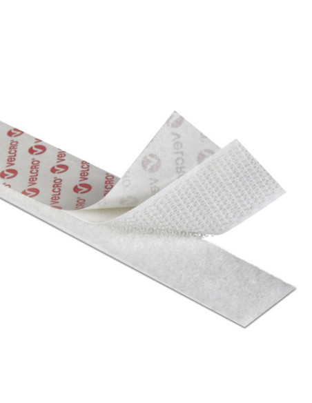 VELCRO® Marken-Klettverschluss weiß 50 mm breit pro Meter