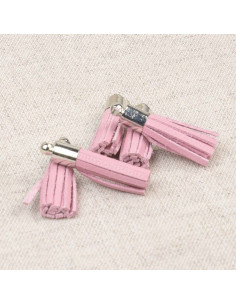 Set mit 6 Mini-Pompons - Rosa