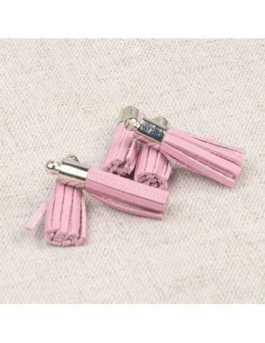 Set mit 6 Mini-Pompons - Rosa