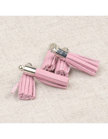 Set mit 6 Mini-Pompons - Rosa
