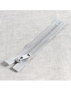 Metallverschluss Lurex - Silber