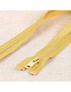 Trennbarer Metallreißverschluss Lurex - Gold
