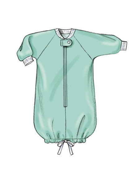 Muster für Babyschlafsäcke - Butterick 6968