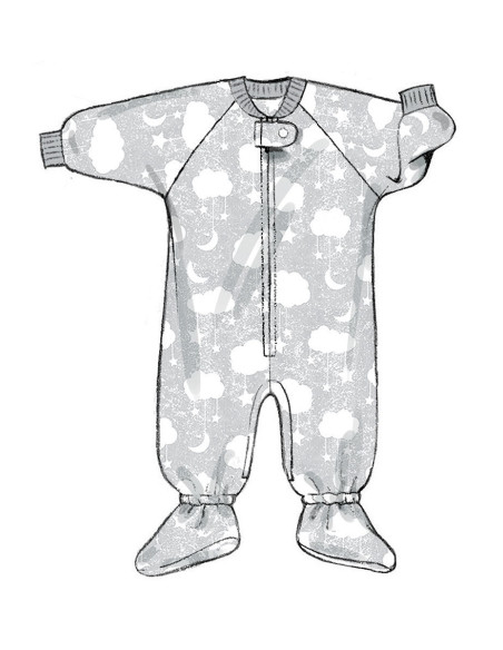 Muster für Babyschlafsäcke - Butterick 6968